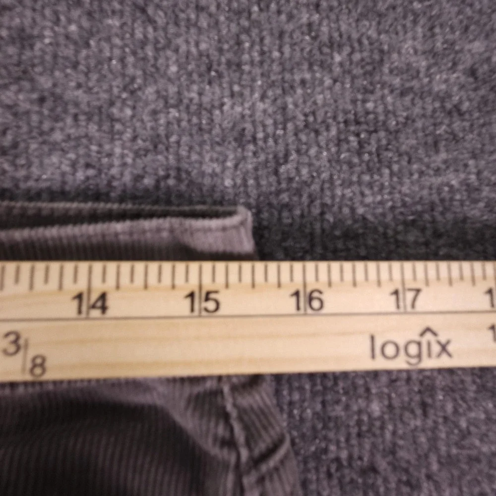 Levis 512 Pants Mens 30x32 Gray Corduroy Slim‎ Taper 5-Pocket Stretch Red Tab